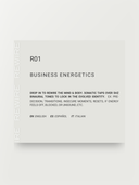 R01 – Business Energetics