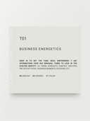 T01 – Business Energetics